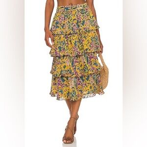 Lana Midi Skirt in Indo Block Print
CLEOBELLA
Color: Indo Block Print